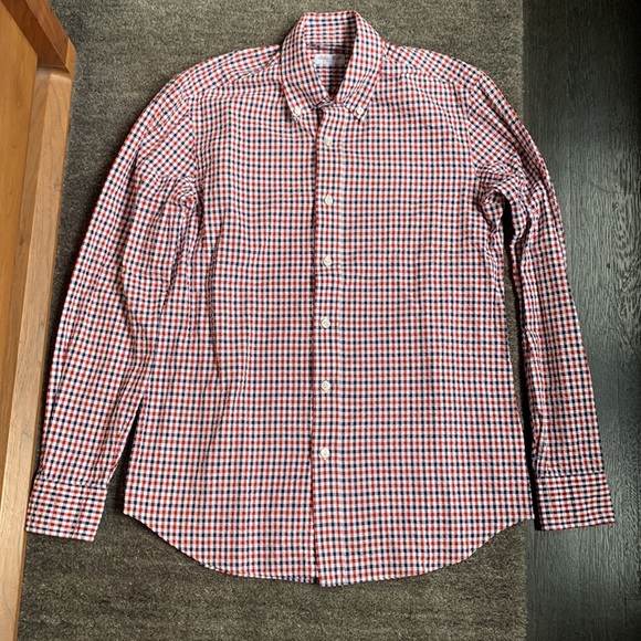 Salvatore Piccolo sear sucker button down. - Picture 3 of 6